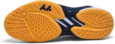 Волейбольні кросівки для чоловіків: для занять індоор, тренувань, з легкою амортизацією та антиковзкою підошвою, розміри 38-48 EU (38 EU, білий)