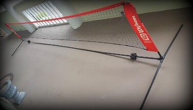 Тенісна сітка Wilson EZ 5,5 м для корту, міцна, легка установка