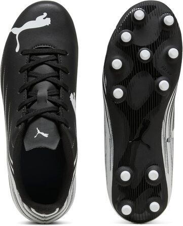 Дитячі футбольні бутси PUMA Attacanto II FG/AG Jr для футболу, 35 EU, чорно-білі