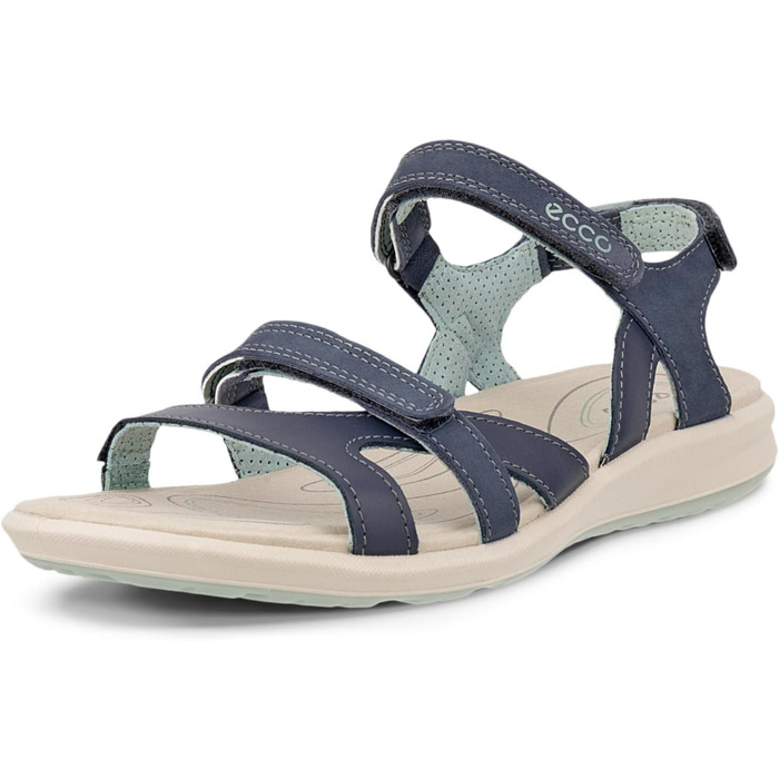 Жіночі сандалії ECCO Cruise II Flat (38 EU, Колір: Синій Marine Ice Flower)