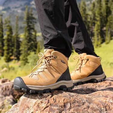 Чоловічі трекінгові черевики NORTIV 8, водонепроникні, пісочний, 42 EU