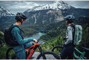Велошолом ABUS Cliffhanger для MTB, великі вентиляційні отвори, система TriVider, для чоловіків і жінок, розмір L (57-61 см), сірий (chalk grey), для екстремальних трас