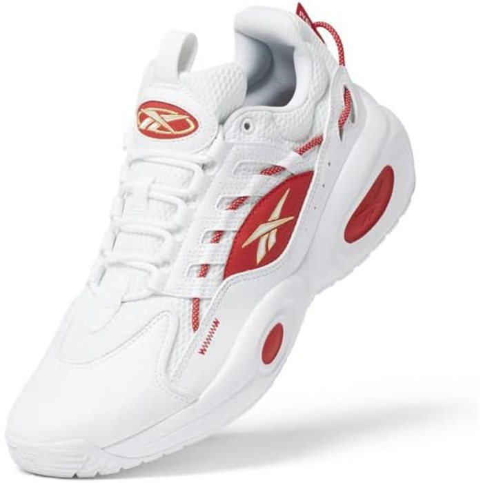 Баскетбольне взуття Reebok Unisex Lösung Mitte, 36 EU, білий, Vector Blue, Matte Gold