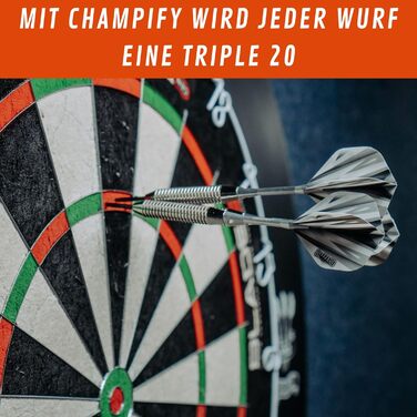 Набір дротиків сталеві Brass 23g з аксесуарами (червоні) - 3 шт.