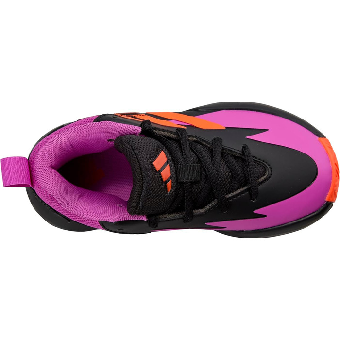 Кросівки дитячі Adidas Cross Em Up Select Mid для баскетболу, розмір 29 EU, чорний/фіолетовий/помаранчевий