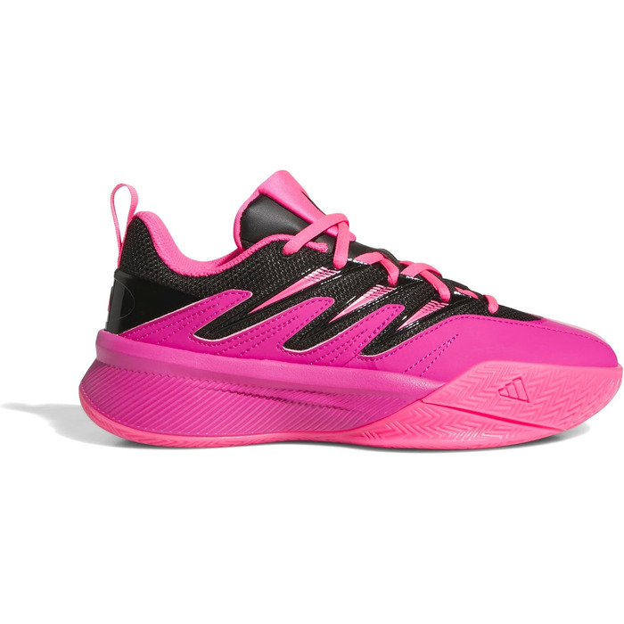 Кросівки баскетбольні adidas 3 Certified для дітей та жінок, розмір EU 22, кольори: Fuchsia, Core Black, Lucid Pink