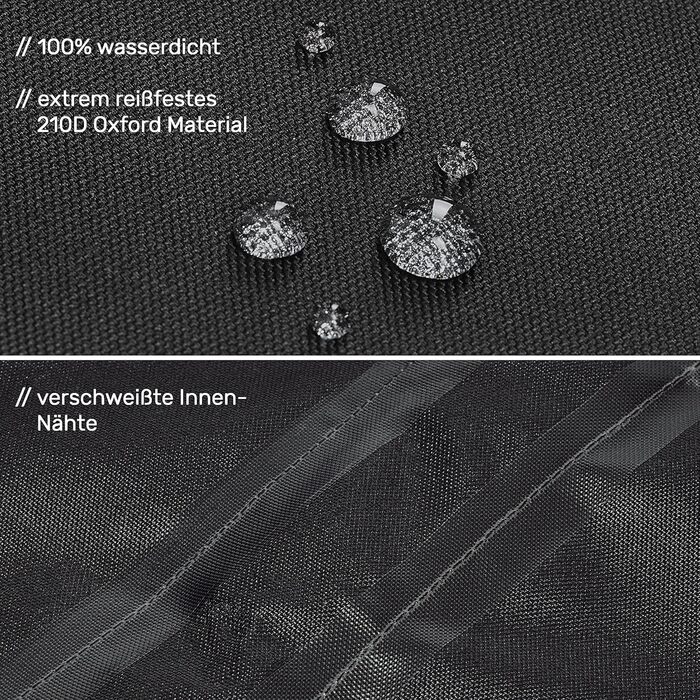 Водонепроникний чохол для велосипеда BARTSTR XL, 210x125x75 см - захист від негоди, міцний матеріал