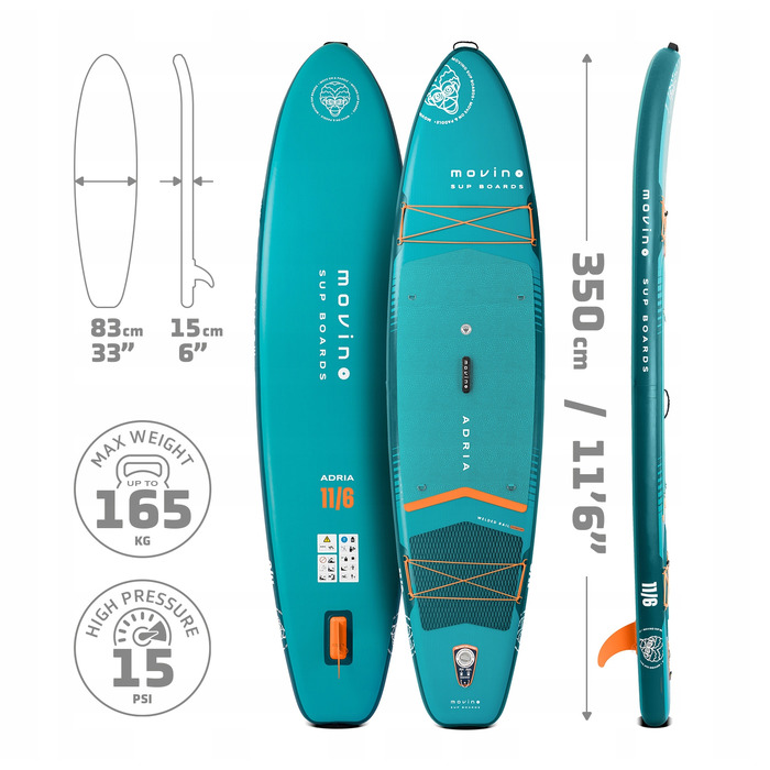 SUP-дошка Movino ADRIA 11'6