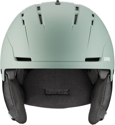 Лижний шолом Uvex Stance для жінок і чоловіків, міцний, зелений матовий, 54-58 см