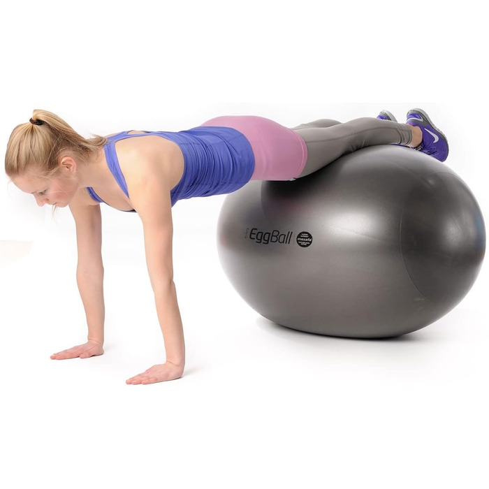 Гімнастичний м'яч PEZZI Eggball MAXAFE 45 см, зелений, сидячий м'яч для фітнесу