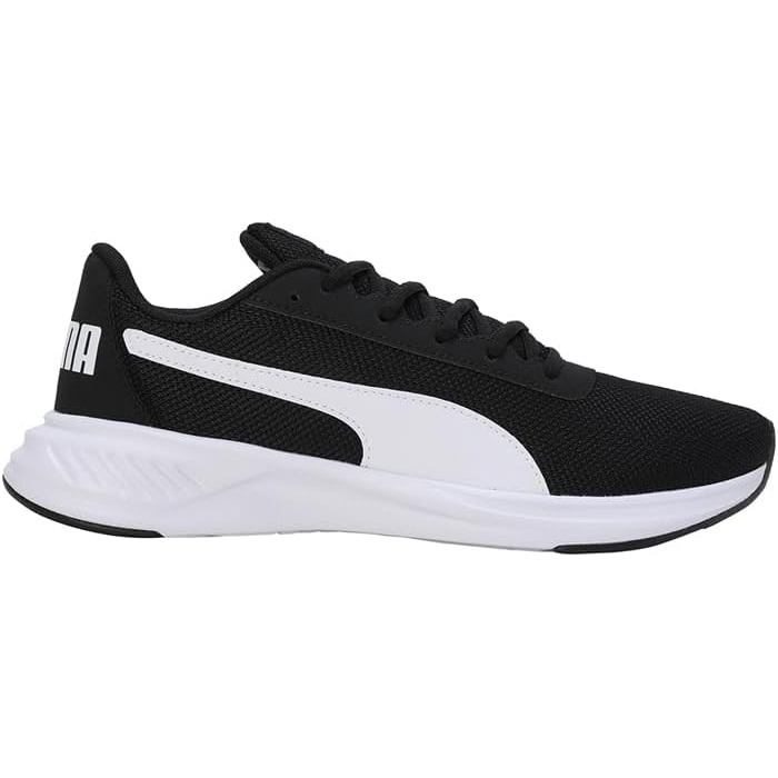 Кросівки для бігу PUMA Night Runner V2 - унісекс, чорно-білі, 44.5 EU