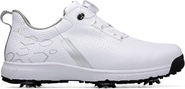 Жіночі гольф-туфлі з шипами, водонепроникні та легкі. Білий колір (41 EU)