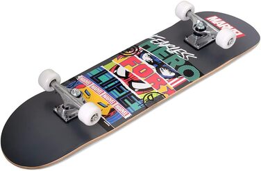 Дерев'яний скейтборд MARVEL Fearless 79x20x10 см, алюмінієва вісь