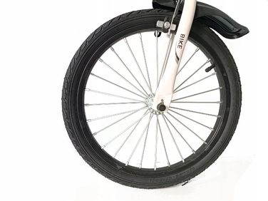 Дитячий велосипед 7Hills, білий, 16 дюймів, 1 швидкість, з крилами та дзвоником