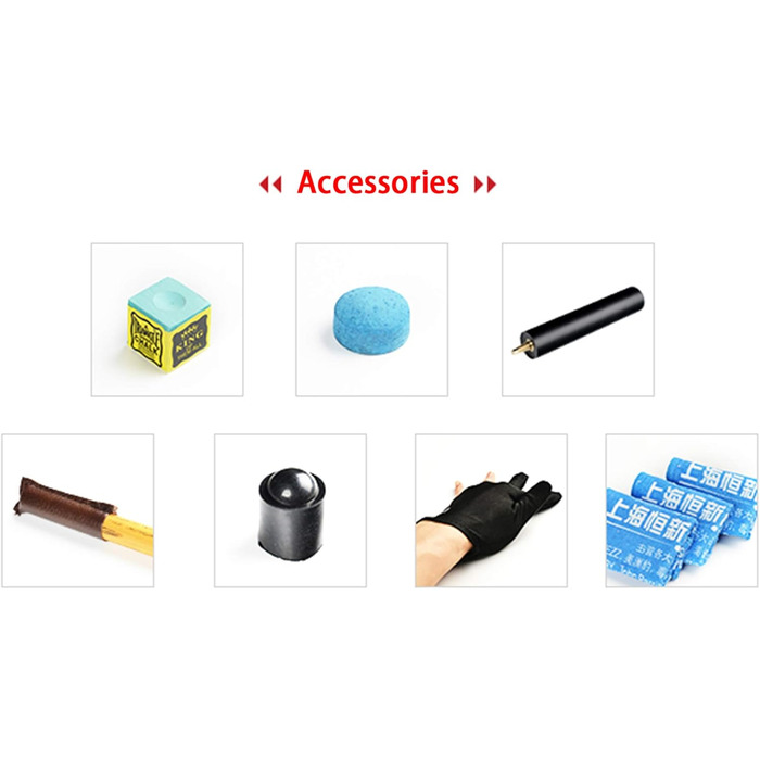 Професійний набір для більярду HIOD Ash Snooker Pool, 57 дюймів, 19 Oz, жовтий, наконечники 11.5mm