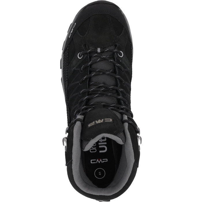 Чоловічі трекінгові черевики CMP Rigel Mid Wp, 45 EU, Чорний/Сірий