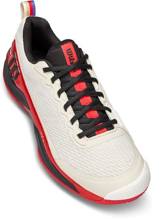 Тенісні кросівки Wilson Rush Pro 4.5 для чоловіків, розмір 44 2/3 EU, колір Інфрачервоний