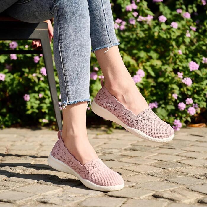 Жіночі трекінгові кросівки Puxowe – легкі, дихаючі, зручні, мінімалістичні, рожеві (41 EU)