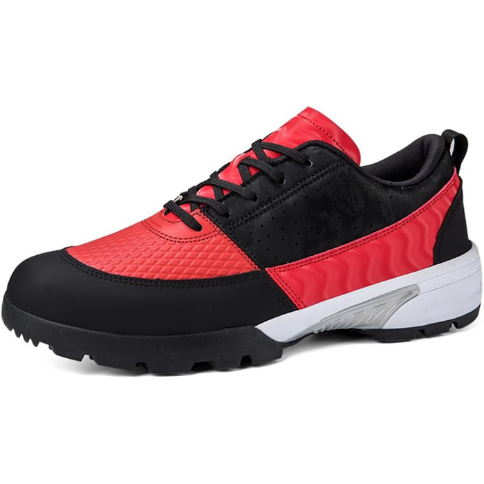 Водонепроникні дихаючі гольф-туфлі без шипів для жінок та чоловіків (44 EU, Червоний)