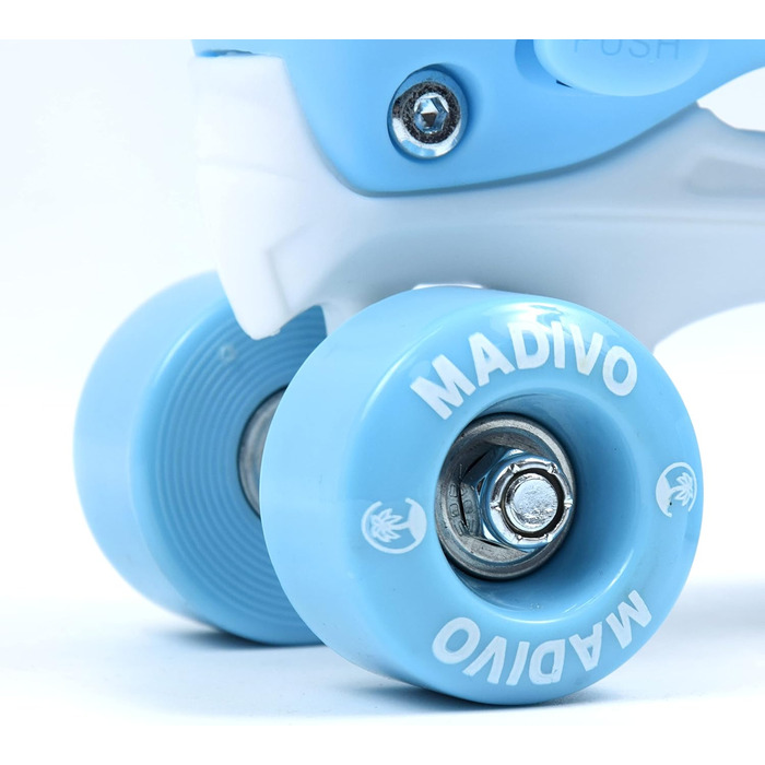Роликові ковзани MADIVO Love Kinder для дівчаток, регульовані, 30-33, блакитні