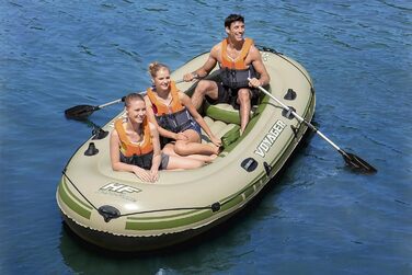 Надувний човен Bestway Hydro-Force Voyager 500 для 3 осіб, 348×141×48 см, комплект