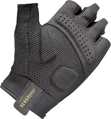 Рукавиці для тренувань Adidas Essential Aeroready (XS, Зелені) - вологовідвідні, з м'якою шкіряною долонею