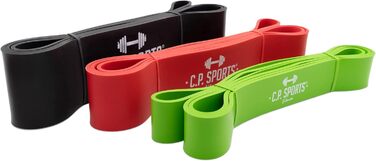 Гума для фітнесу C.P. Sports Resistance Band (набір) - стійкість, сила, для занять вдома та в спортзалі