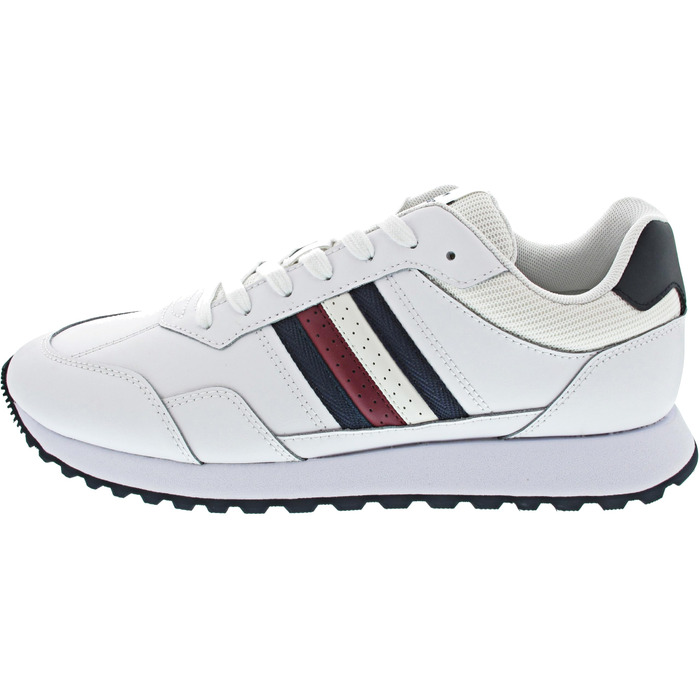 Шкіряні кросівки Tommy Hilfiger New Runner Eva LTH Stripe білі, розмір 45 EU