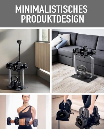 Регульовані гантелі BYZOOM FITNESS 2x5 кг, компактні для дому, 5-в-1, для силових і функціональних тренувань, для початківців
