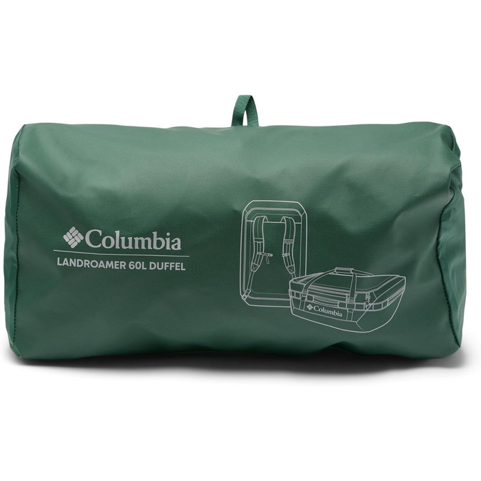 Спортивна сумка Columbia Landroamer 60L унісекс, Rain Forest/Black
