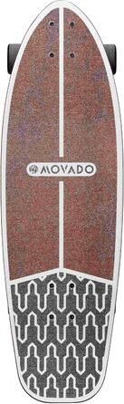 Лонгборд STAR SCOOTER Surf Skateboard Vintage Retro Cruiser, ABEC-11, повний комплект, універсальний, Tropical