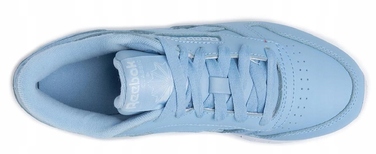 Жіночі шкіряні кросівки Reebok Classic Leather CL LTHR, сині, розмір 35,5