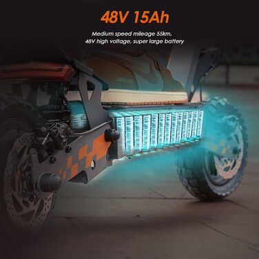 Електросамокат Kugookirin G2, 48V 15Ah, 55 км, складаний, подвійна амортизація, 10'' колеса, для бездоріжжя