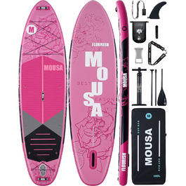 Надувний SUP-борд 10'8 x 35' для 3 осіб: стабільний, з рюкзаком та веслом