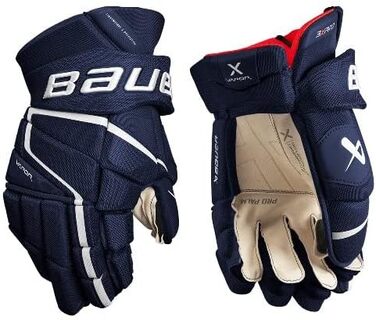 Хокейні рукавички Bauer Vapor 3X Pro Senior 14 дюймів, чорні/червоні/білі