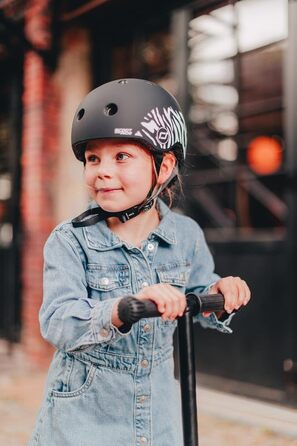 Дитячий шолом Scoot&Ride XXS, зебра, універсальний дизайн