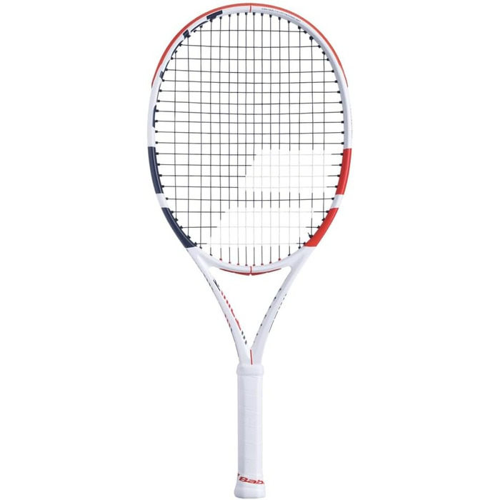 Тенісна ракетка Babolat Pure Strike Junior 25 S, унісекс, для підлітків, універсальний розмір, біло-червона-чорна