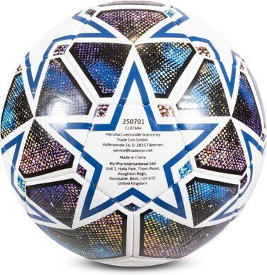 М'яч для футболу UEFA Champions League білий/синій/зелений
