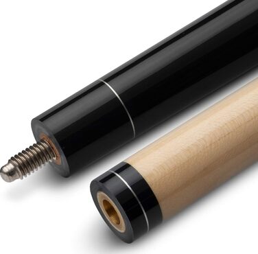 Viper Jump Shot/Break 3-Piece Біліардна/Полотняна Кий, Чорний, 19 унцій