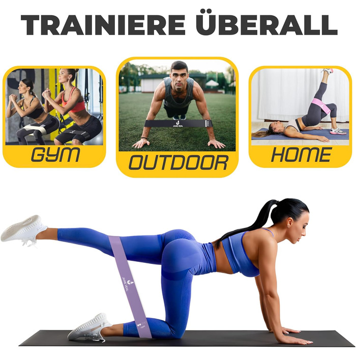 Еластичні стрічки для фітнесу: короткі, преміум-латекс, стрічки опору, міні-петлі, тера-стрічки, фітнес, спорт, стрічки для силових тренувань, фітнес-стрічки Бежево-сірий