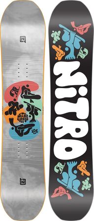 Сноуборд Nitro Ripper 106 см для дітей, юнісекс, мультиколір, колекція 2024, Німеччина