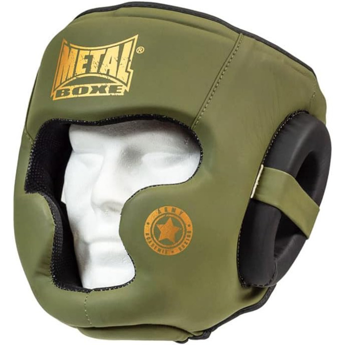 Шолом для боксу METAL BOXE, чорний, захисний шолом для боксерів