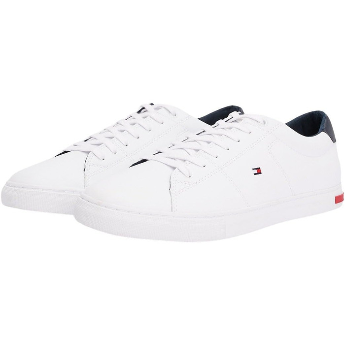 Чоловічі кеди Tommy Hilfiger Vulcanized Sneaker Essential білі, шкіряні деталі, розмір 42 EU