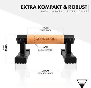 Дерев'яні паралетси з Grip Tape для каллістеніки, стійки на руках, віджимань, домашнього та вуличного фітнесу