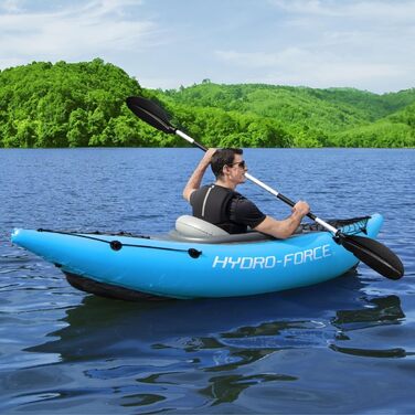 Надувний каяк Bestway Hydro-Force Cove Champion X1 275x81x45 см, комплект