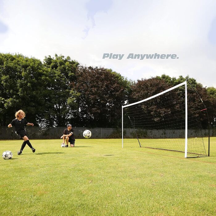 Футбольні ворота QUICKPLAY KICKSTER 3x2 м для футзалу, ультрапортативні, швидкий монтаж, для гри на вулиці, з сумкою