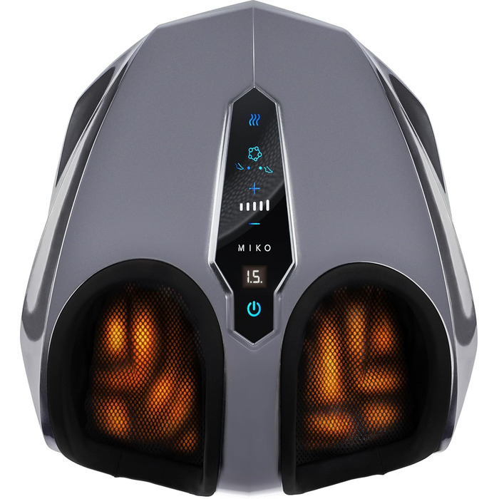 Масажер для ніг Miko Shiatsu з функцією глибокого масажу та підігрівом. Знімає біль при фасціїті. Підходить для розміру ноги до 47.
