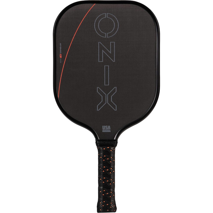 Падл для піклболу Onix Evoke Premier Pro Raw Carbon - Чорний (16 мм, Максимальний контроль)