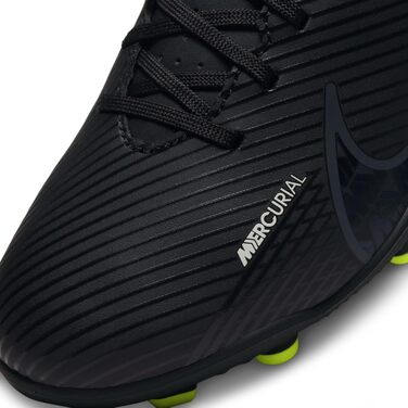 Дитячі футбольні бутси Nike Mercurial Vapor 15 Club FG/MG, 38 EU, чорний/сірий/білий/жовтий