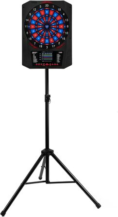 Професійна стійка для дартсу KOTO Heavy Duty, регульована висота 120-190 см, ширина 90 см, 4 кг, складана, для сисалевих і електронних мішеней